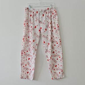 PJ Salvage Cotton "Love Machine" Lounge Pajama Pants Size Large‎